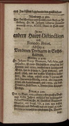 In der andern Haupt- Distinction.