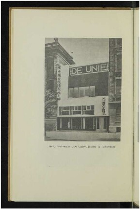 Restaurant "De Unie", Kaffee in Rotterdam
