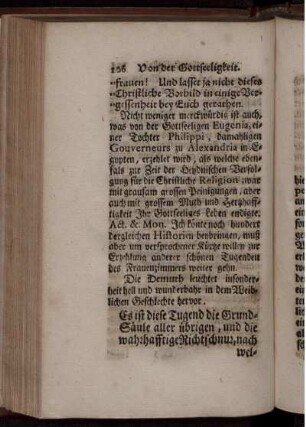 Von der Demuth.