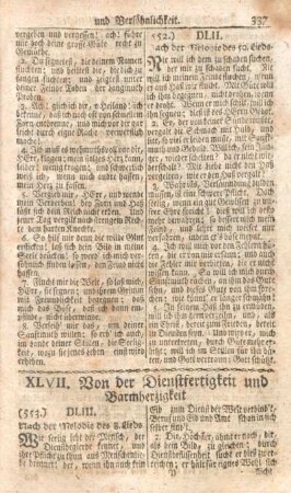 XLVII. Von der Dienstfertigkeit und Barmherzigkeit.