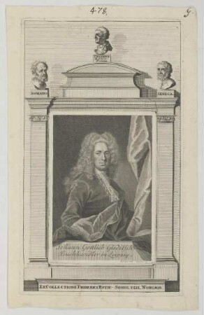 Bildnis des Johann Gottlieb Gleditsch