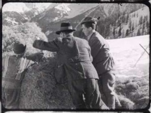 Mitteleuropa, Tirol - Heuzug von einer Hochalm