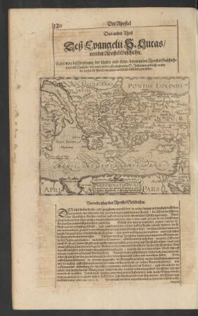 Das ander Theil deß Evangelii S. Lucas/ von der Apostel Geschichte.