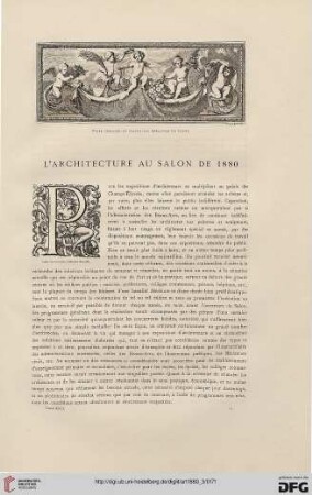 6: L' architecture au Salon de 1880