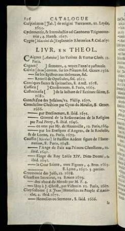 116-124, Livr. En Theol. - Livr. En Human.