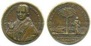 Medaille auf Papst Pius VI. (Abguss)