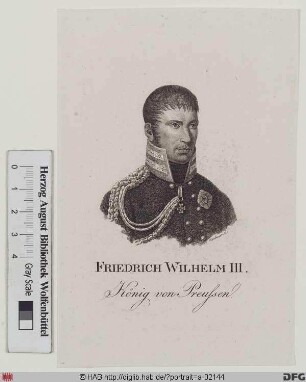 Bildnis Friedrich Wilhelm III., König von Preußen (reg. 1797-1840)