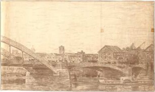 Fischer, Theodor; Köln; Rheinbrücke - Ansicht