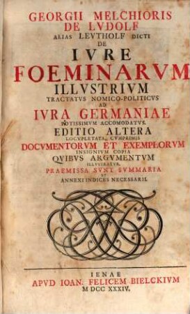 De iure foeminarum illustrium tractatus