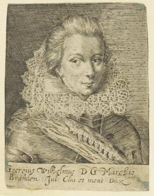 Bildnis des Georgius Wilhelmus, Marchio Branden.