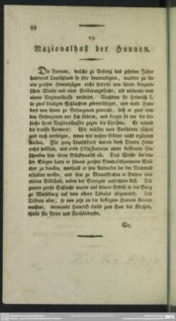 13. Nazionalhaß der Hunnen