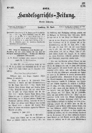 No. 17. 29. April 1871