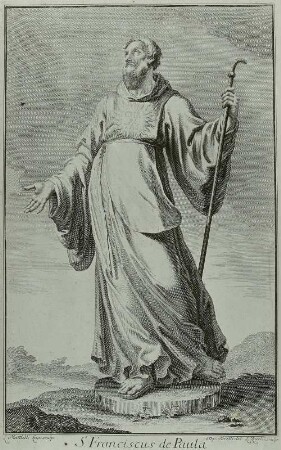 S. Franciscus de Paula (nach einer Statue der Hofkirche)