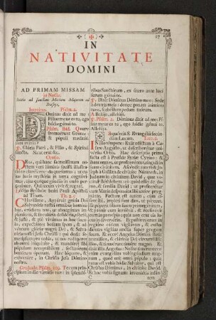 In nativitate domini.