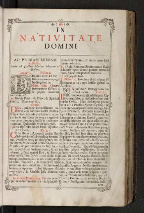 In nativitate domini.