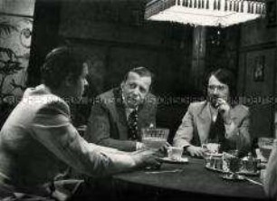 Szene aus der ARD-Fernsehserie "Café Wernicke"