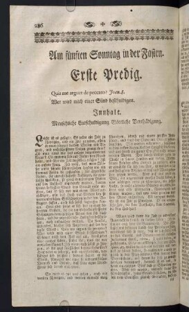 286-301, Am fünften Sonntag in der Fasten