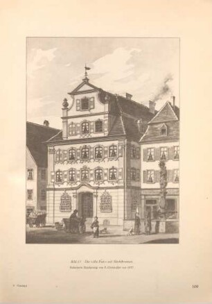 Bild 65 Die "Alte Post" mit Marktbrunnen