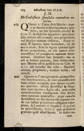 184-194, Quaeres 1. Cajus dicit Maeviae: propono te ducere in ...