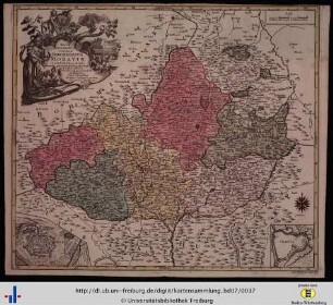 Mappa geographica specialis Marchionatus Moraviae