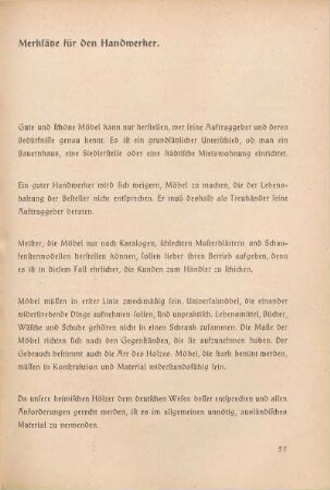 Merksätze für den Handwerker