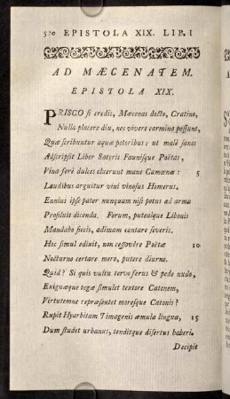 520-547, Epistola XIX.