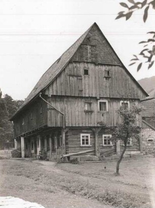 Waltersdorf. Altes Gutshaus (1738). Außenansicht