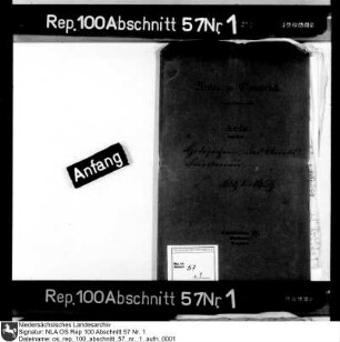 Hode-Sachen des Amts Fürstenau