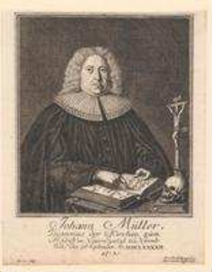 Johann Müller, Diakon in Heilig-Geist; geb. 26. September 1692