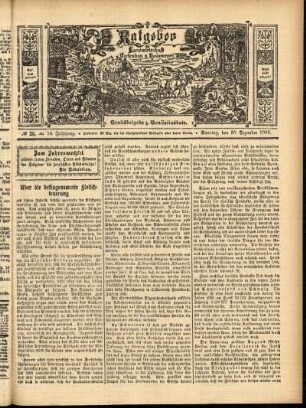 Ausgabe vom Sonntag, den 30. Dezember 1906.