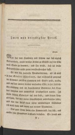 Zwey und dreyßigster Brief