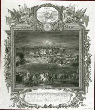 WHK 5 Französisch-Holländischer Krieg von 1672-1678: Abbildung des Angriffs der Franzosen auf die Zitadelle von Ypern, in der Nacht vom 24. auf dem 25. März 1678