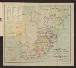 THE SHIPPER'S REALWAY MAP OF SOUTH EAST AFRICA