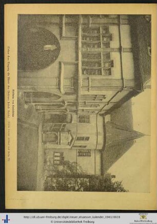 Illustration: Rathaus von Ensisheim.