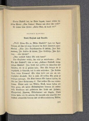 Elftes Kapitel Durch England nach Amerika