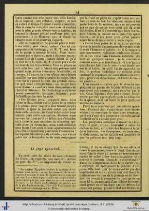 Le juge ignorant.