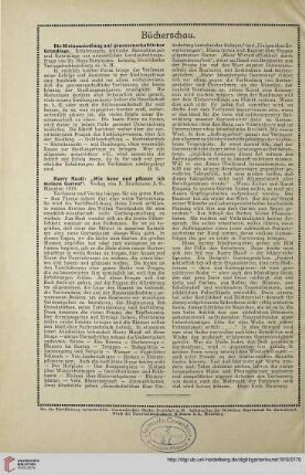 Bücherschau