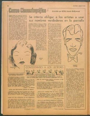 Se intenta obligar a los artistas a usar sus nombres verdaderos en la pantalla