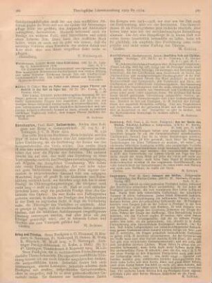 281-282 [Rezension] Niebergall, Friedrich (Hrsg.), Krieg und Frieden. Neun Predigten