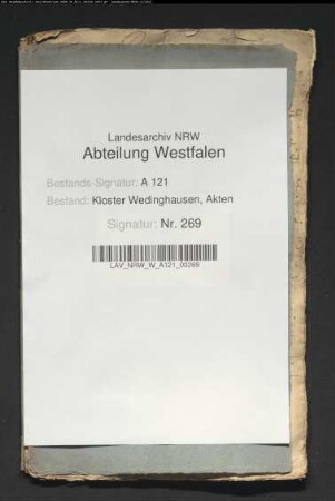 Heberegister der Rezeptur Werl.