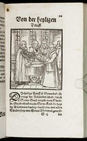 Von der heyligen Tauff.