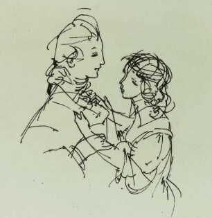Illustration zu Goethe "Dichtung und Wahrheit"