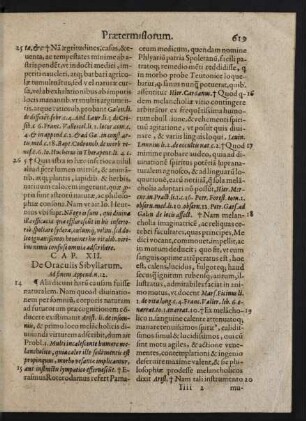 Cap. XII. De Oraculis Sibyllarum