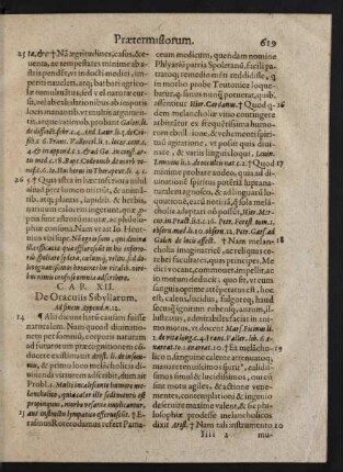 Cap. XII. De Oraculis Sibyllarum