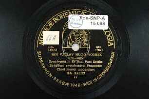 Symphonie in Re mai. : pars finalis / Jan Vaclav Hugo Voříšek