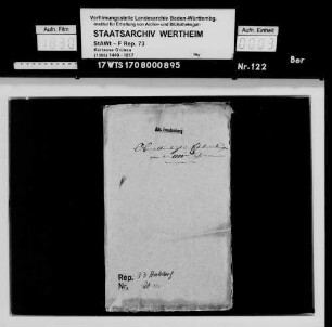 Eheberedungen von Oberaltenbuch