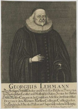 Bildnis des Georgius Lehmann