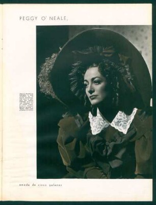 Peggy O'Neale, amada de cinco galanes