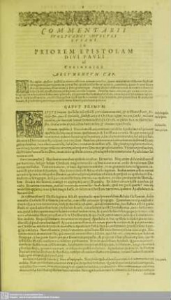 In Priorem Epistolam Divi Pauli ad Corinthios