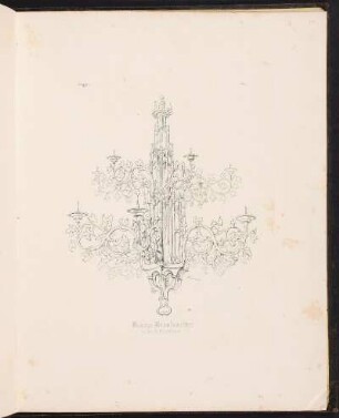 Suppl. 15. Bronze Kronleuchter in der St. Lorenzkirche. - Sankt Lorenz, Nürnberg, Vischerleuchter